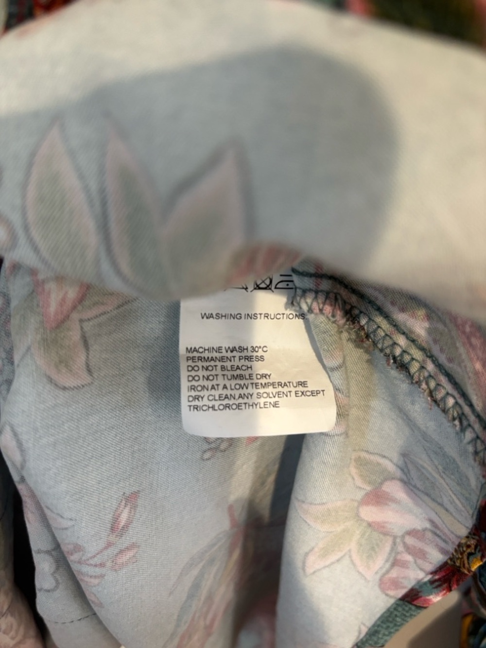 Farm Rio for Anthropologie Floral Peasant Blouse Size Large - Picture 11 of 12